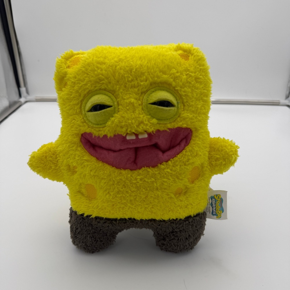Nickelodeon SpongeBob SquarePants Plush Yellow Sherpa Stylized Soft Toy 7 Inch
